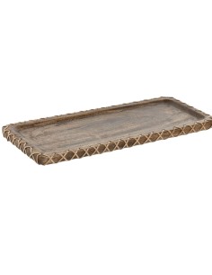 Centre de Table Home ESPRIT Naturel Bois de manguier Colonial 33 x 13 x 1,25 cm