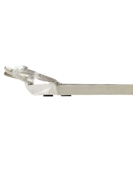 Centre de Table Home ESPRIT Argenté Aluminium 69 X 13 X 5 cm