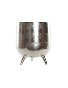 Centre de Table Home ESPRIT Argenté Aluminium Moderne 21 x 21 x 25 cm