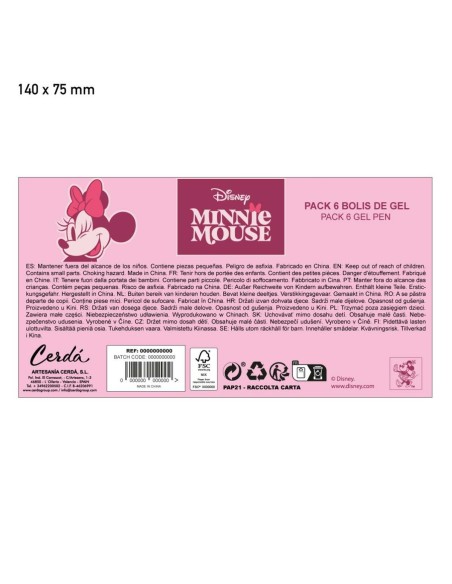 Trousse d'écolier Minnie Mouse Rose
