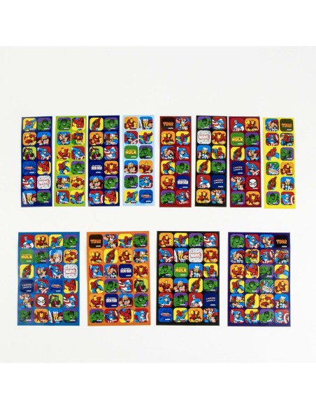 Lot d'autocollants Marvel Multicouleur 41 x 58 x 3 cm