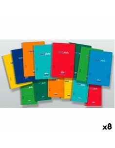 Cahier Multicouleur quarto 8 Pièces