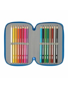 Fourre-tout Superman Bleu 12,5 x 19,5 x 5,5 cm 37 Pièces