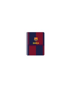 Carnet F.C. Barcelona Bleu Bordeaux A5 80 Volets