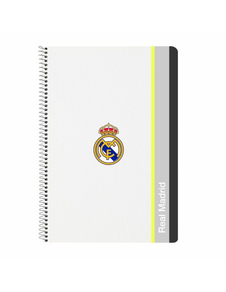 Carnet Real Madrid C.F. Blanc A4 80 Volets
