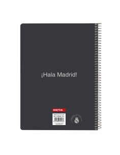 Carnet Real Madrid C.F. Blanc A5 80 Volets