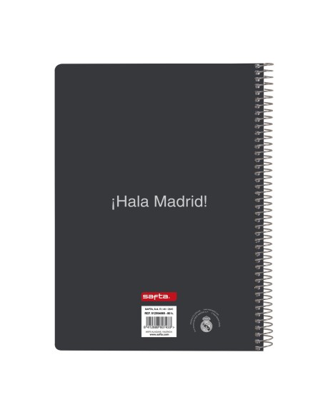 Carnet Real Madrid C.F. Blanc A5 80 Volets