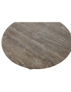 Centre de Table Home ESPRIT Marron Marbre Scandinave 30 x 30 x 8 cm 2