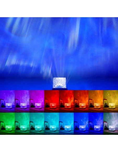 Projecteur LED Rechargeable d’Aurores Boréales Boralamp InnovaGoods
