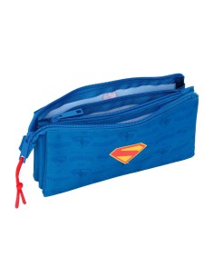Fourre-tout Superman Bleu 22 x 12 x 3 cm