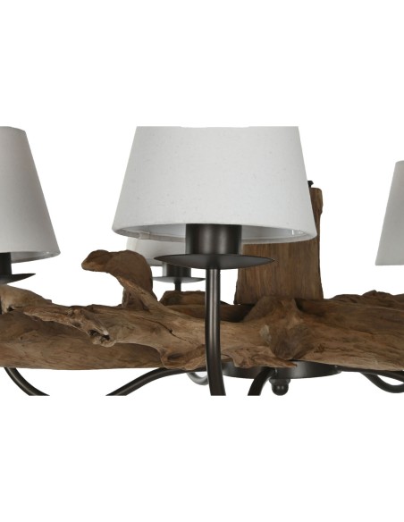 Suspension Home ESPRIT Fer bois de teck 90 x 90 x 35 cm