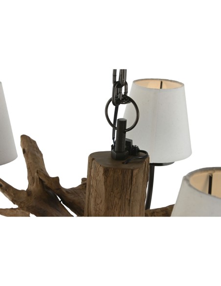 Suspension Home ESPRIT Fer bois de teck 90 x 90 x 35 cm