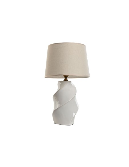 Lampe de bureau Home ESPRIT Blanc Porcelaine 50 W 220 V 36 x 36 x 61 cm 35 x 35 x 60 cm