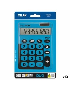 Calculatrice Milan TOUCH DUO Bleu 14,5 x 10,6 x 2,1 cm (10 Unités)