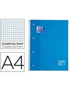 Cahier Oxford Classic Turquoise A4 80 Volets (5 Unités) 2