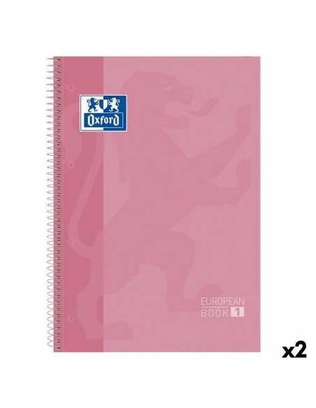 Cahier Oxford Classic A4+ 80 Volets 5 Pièces (2 Unités)