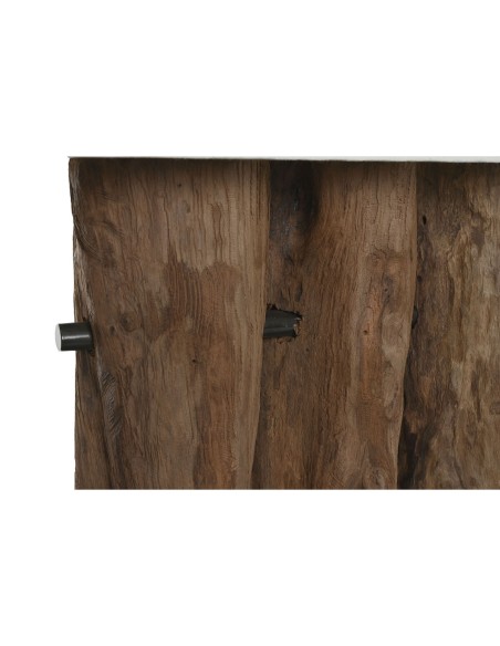Lampe de bureau Home ESPRIT Fer bois de teck 40 X 20 X 80 cm