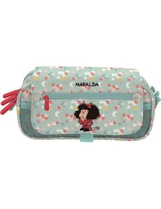 Trousse Fourre-Tout Triple Mafalda Multicouleur 23 x 10 x 10 cm