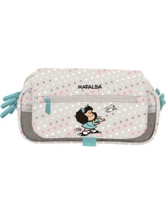 Trousse Fourre-Tout Triple Mafalda Bird Multicouleur 23 x 10 x 10 cm