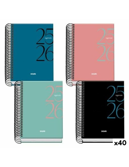 Agenda DOHE SYSTEM A6 120 x 170 mm 2025-2026 (40 Unités)