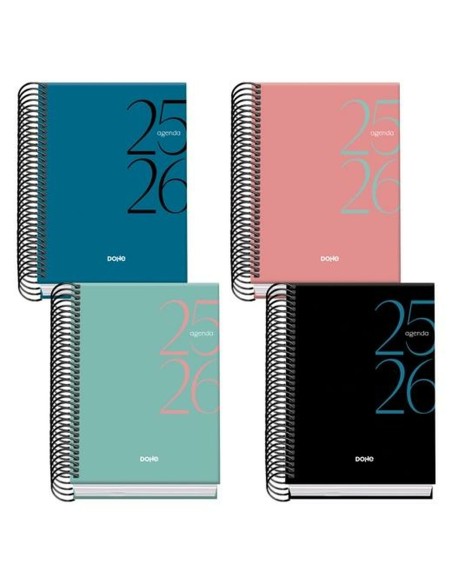 Agenda DOHE SYSTEM A6 120 x 170 mm 2025-2026 (40 Unités)