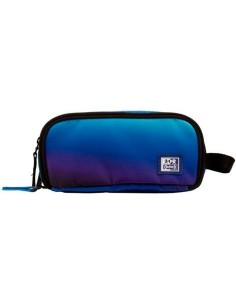 Trousse Fourre-Tout Triple Oxford KANGOO GRADIENT SPACE Bleu 23 x 8,5 x 10 cm (15 Unités) 2