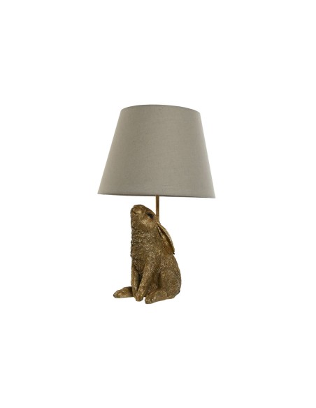 Lampe de bureau Home ESPRIT Beige Doré Résine 50 W 220 V 30 x 30 x 58 cm