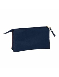 Trousse Fourre-Tout Triple El Pulpo   Rouge Blue marine 22 x 12 x 3 cm 2