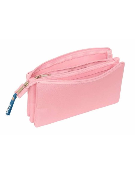 Trousse Fourre-Tout Triple El Pulpo   Bleu clair 22 x 12 x 3 cm