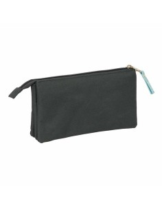 Trousse Fourre-Tout Triple El Pulpo   Gris 22 x 12 x 3 cm 2
