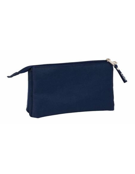 Trousse Fourre-Tout Triple El Pulpo   Bleu Blue marine 22 x 12 x 3 cm