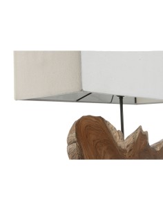 Lampe de bureau Home ESPRIT Fer bois de teck 60 X 20 X 55 cm 2