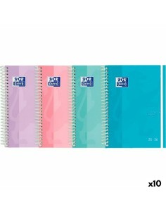 Agenda Oxford TOUCH 1/4 15 x 21 cm 2025-2026 (10 Unités)