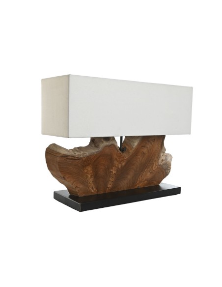 Lampe de bureau Home ESPRIT Fer bois de teck 60 X 20 X 55 cm