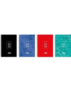 Agenda ENRI IDENTITY 1/4 15 x 21 cm 2025-2026 (4 Unités) 2