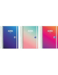 Agenda Oxford 1/8 12 x 18 cm 2025-2026 (8 Unités) 2