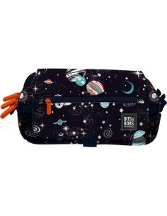 Trousse Fourre-Tout Triple Bits&Bobs Cosmos Multicouleur 23 x 10 x 10 cm