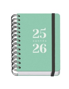 Agenda DOHE GRAMMAR Vert A6 120 x 170 mm 2025-2026 (20 Unités) 2
