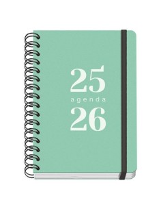 Agenda DOHE GRAMMAR Vert A5 150 x 210 mm 2025-2026 (20 Unités) 2