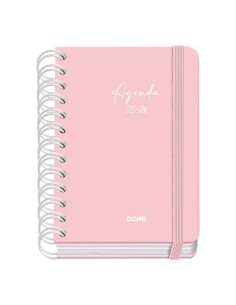 Agenda DOHE SERENITY WIRE´O Rose A6 120 x 170 mm 2025-2026 (20 Unités) 2