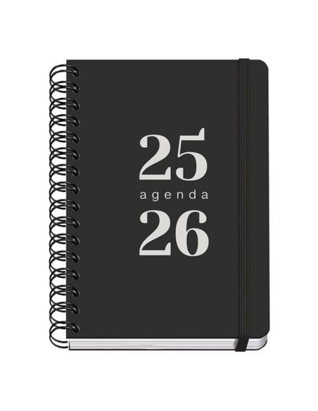 Agenda DOHE GRAMMAR Noir A5 150 x 210 mm (20 Unités)