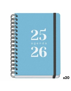 Agenda DOHE GRAMMAR Bleu A5 150 x 210 mm 2025-2026 (20 Unités)