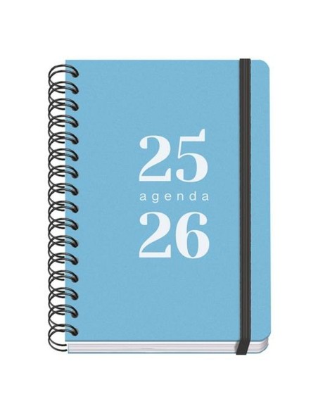 Agenda DOHE GRAMMAR Bleu A5 150 x 210 mm 2025-2026 (20 Unités)