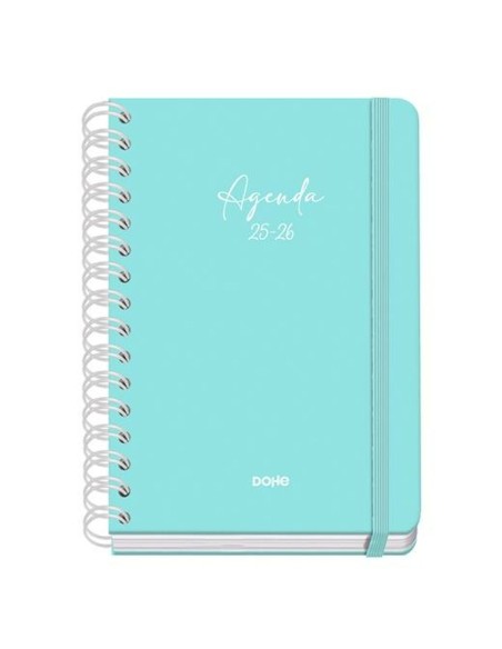 Agenda DOHE SERENITY WIRE´O Vert A5 150 x 210 mm 2025-2026 (20 Unités)