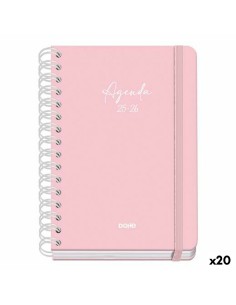 Agenda DOHE SERENITY WIRE´O Rose A5 150 x 210 mm 2025-2026 (20 Unités)