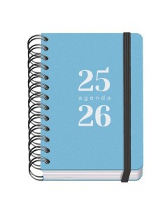 Agenda DOHE GRAMMAR Bleu A6 120 x 170 mm 2025-2026 (20 Unités) 2