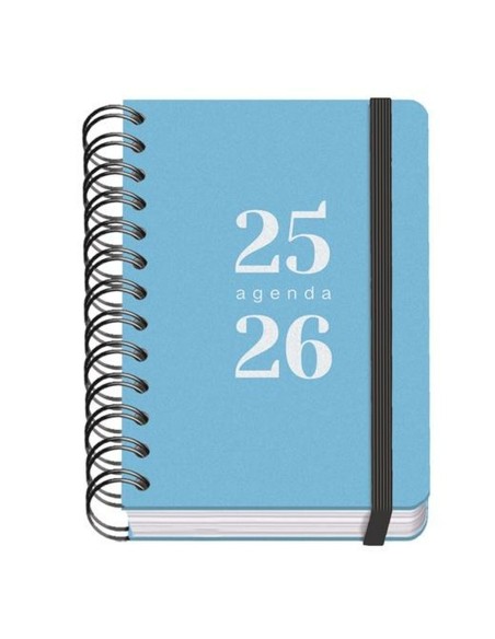 Agenda DOHE GRAMMAR Bleu A6 120 x 170 mm 2025-2026 (20 Unités)