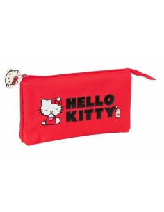 Fourre-tout Hello Kitty Iconic Blanc Rouge 22 x 12 x 3 cm