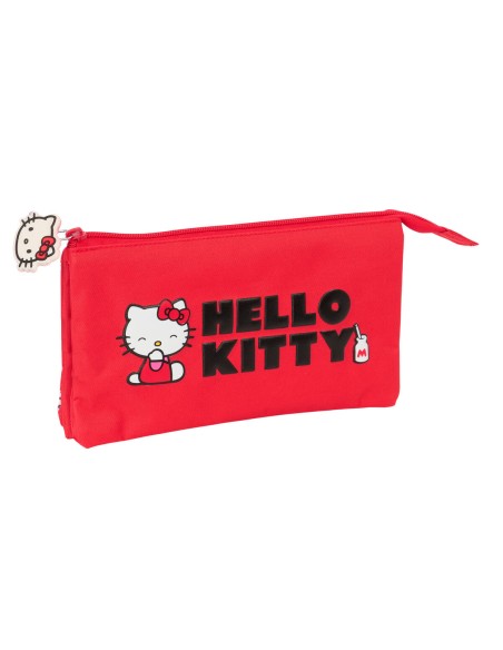 Fourre-tout Hello Kitty Iconic Blanc Rouge 22 x 12 x 3 cm