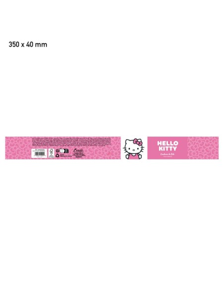 Cahier Hello Kitty Rose 15 X 21,5 X 3 CM